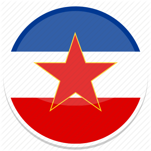 Ex, Flag, Round, Yugoslavia Icon
