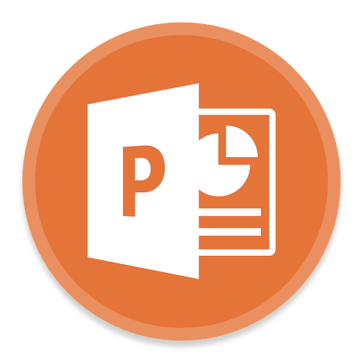 Powerpoint Icon Button Ui Ms Office Iconset Blackvariant