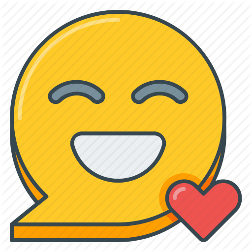 Emoji, Excited, Happiness, Happy, Heart, Love, Smile Icon