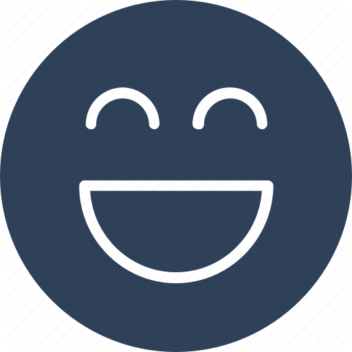 Emoticons, Excited, Happy, Laughing Icon