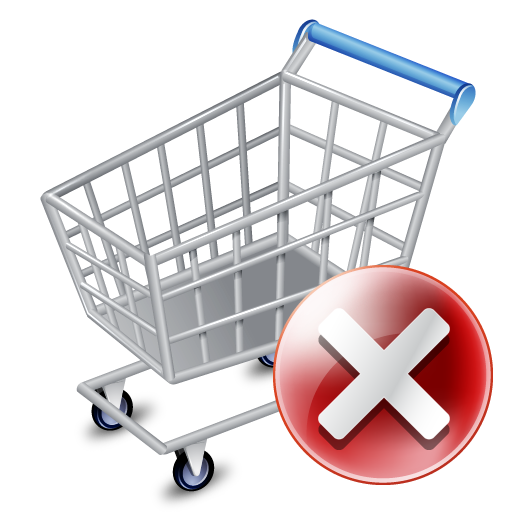 Shop Cart Exclude Icon Shop Cart Iconset Fast Icon Design