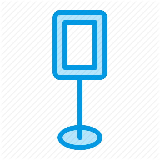 Exhibition, Info, Sign, Stand Icon