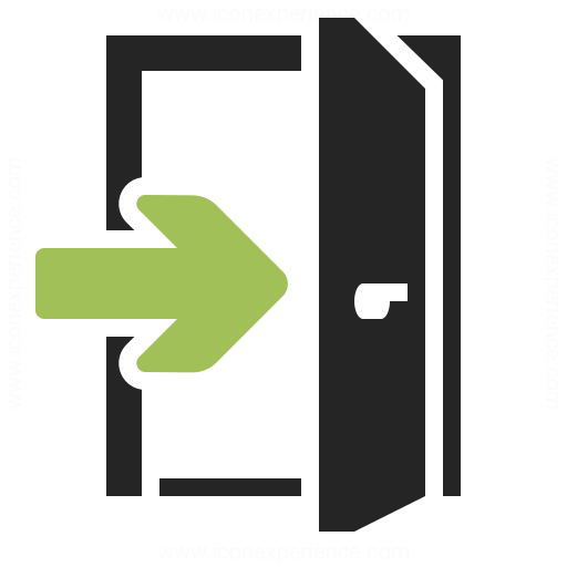 Door Exit Icon Iconexperience