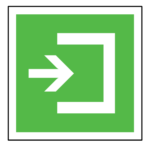 Exit, Sign, Emergency, Code, Sos, Icon Free Of Emergency Signs