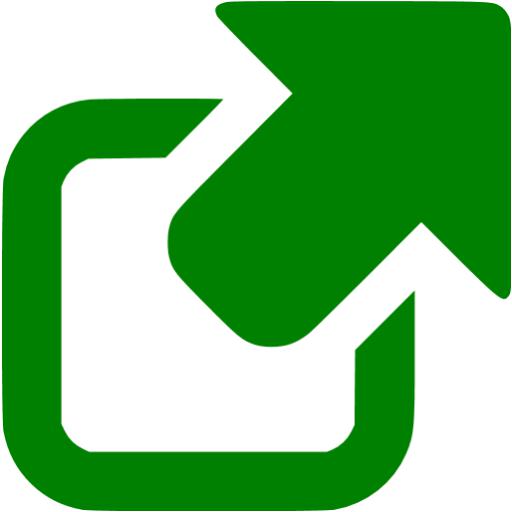 Green External Link Icon