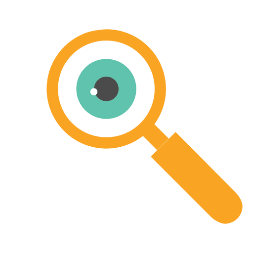 Eye Magnifying Glass Icon