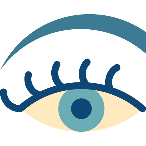 Eyelash, Body Organ, Body Parts, Eye, Medical, Eyeball Icon