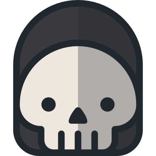 Death, Halloween, Horror, Terror, Spooky, Scary, Fear Icon