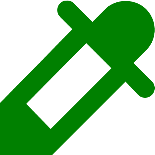 Green Eyedropper Icon