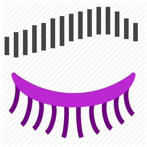 Cosmetics, Eye, Eyelash Icon
