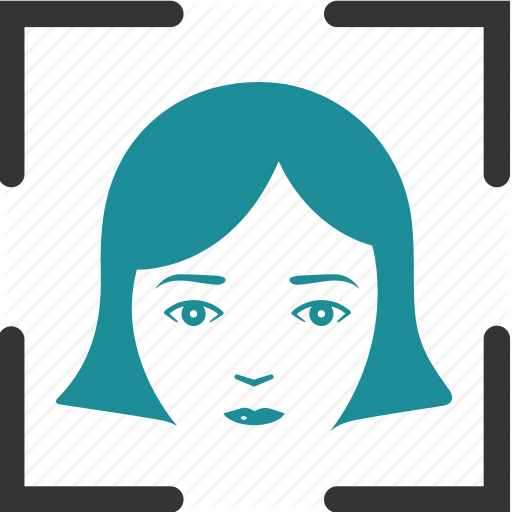 Biometric, Detect, Face, Recognition, Scan Icon