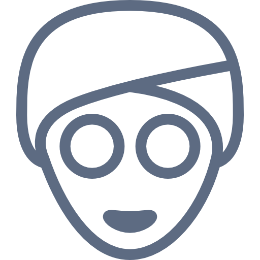 Grey, Face, Mask Icon Free Of Hotel And Spa Icons