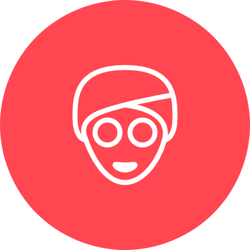 Red, Face, Mask Icon Free Of Hotel And Spa Icons