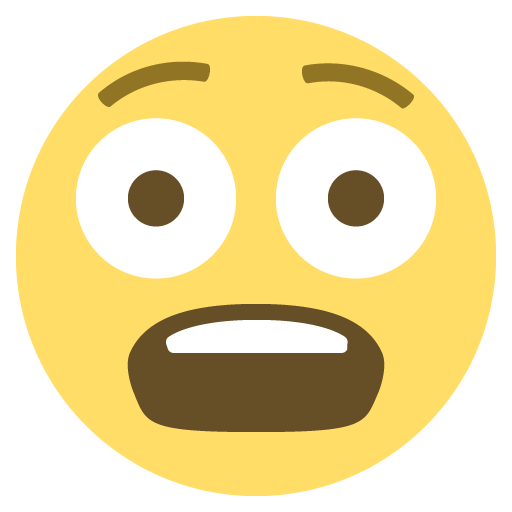 Fearful Face Emoji Emoticon Vector Icon Free Download Vector