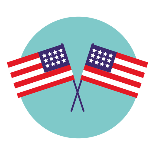 Usa Flags Round Icon