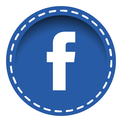 Facebook, Social Network Icon Free Of Stitched Social Media Icons