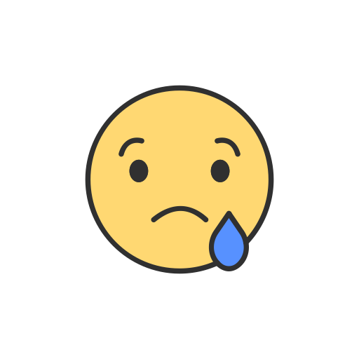 Facebook, Emoji, Reaction, Sad Emoji Icon