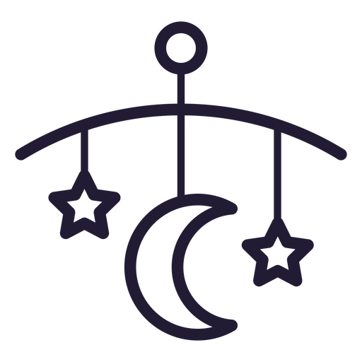 Baby Bed Bell Stroke Icon