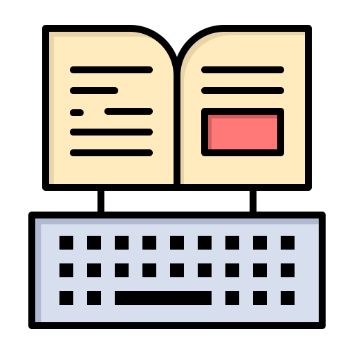 Key, Keyboard, Book, Facebook Icon Free Of Modern Education