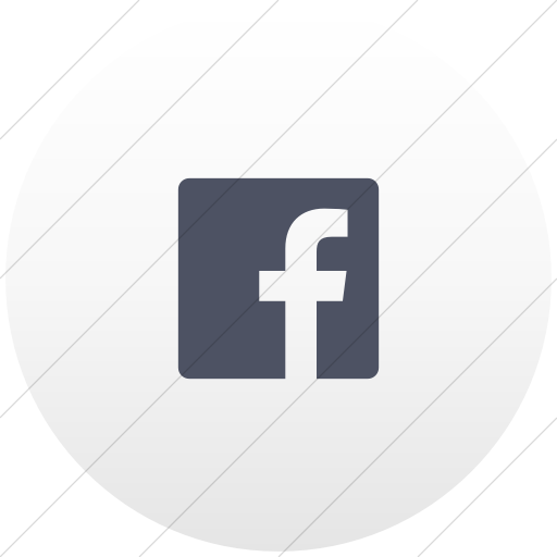 Flat Circle Blue Gray On White Gradient Foundation