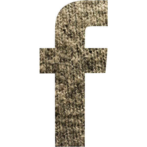Grey Wool Facebook Icon