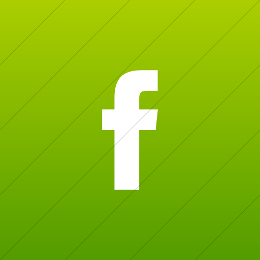 Flat Square White On Green Gradient Bootstrap Font