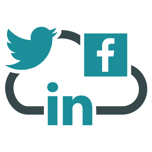 Social Media Meeting Black Icon