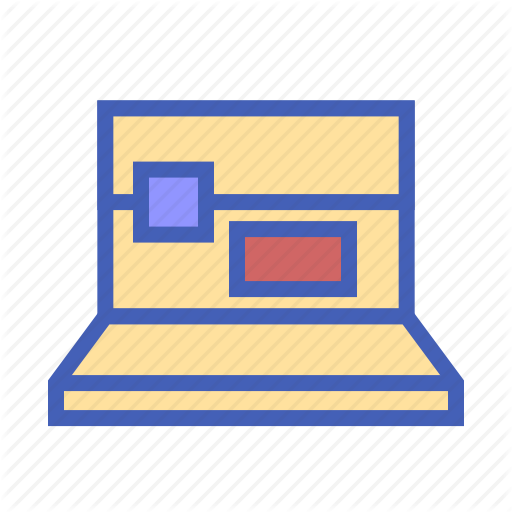 Facebook, Laptop, Website Icon