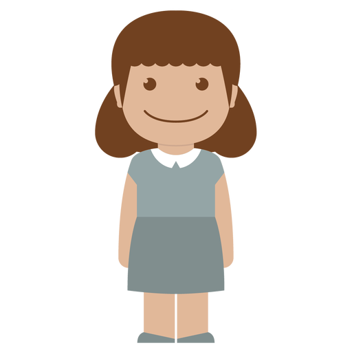 Avatar, Child, Female, Girl, Grey, Kid, Person Icon