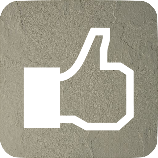 Concrete Facebook Like Icon