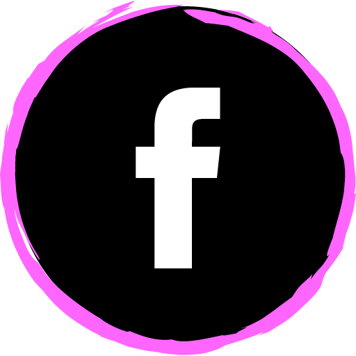 Facebook Free Pink Social Media Art Brush Style Icon Designed