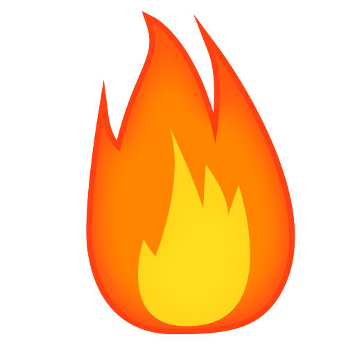 Facebook Fire Emoji Pictures And Cliparts, Download Free