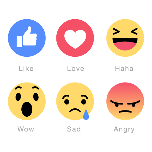 Facebook Like And Love Buttons Transparent Png Clipart Free