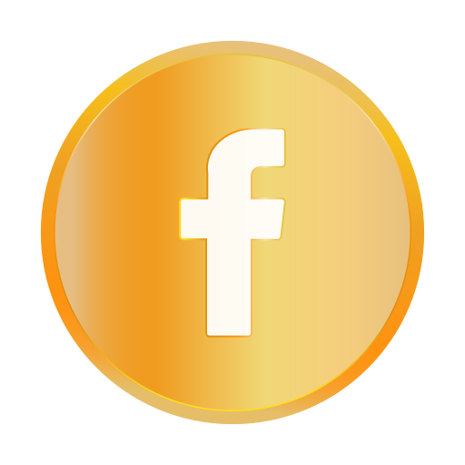 Chat, Communication, Facebook, Golden, Popular, Social Icon