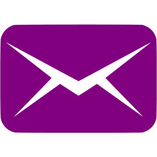 Purple Message Icon