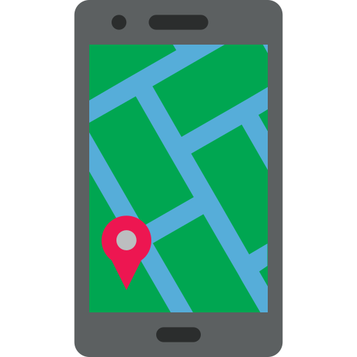 Gps, Location, Mobile, Phone, Smartphone Icon Free Of Colored