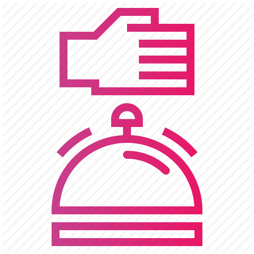 Bell, Calling, Notification, Restaurant, Ring Icon