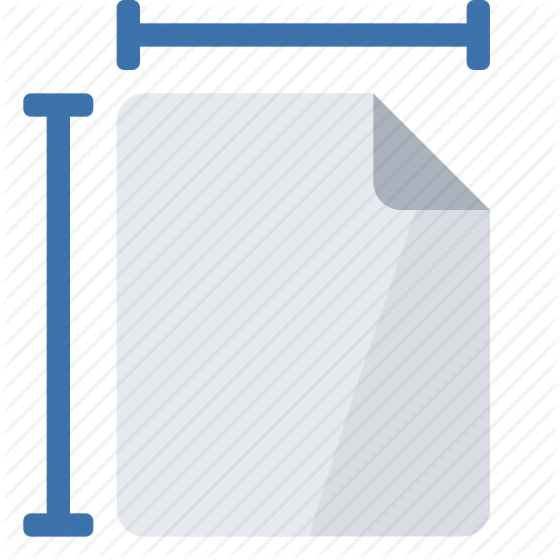 Page, Size Icon