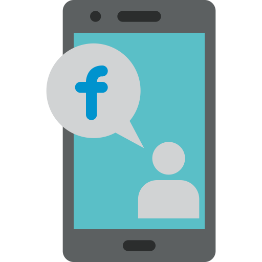 Communication, Device, Facebook, Interface, Mobile, Phone Icon