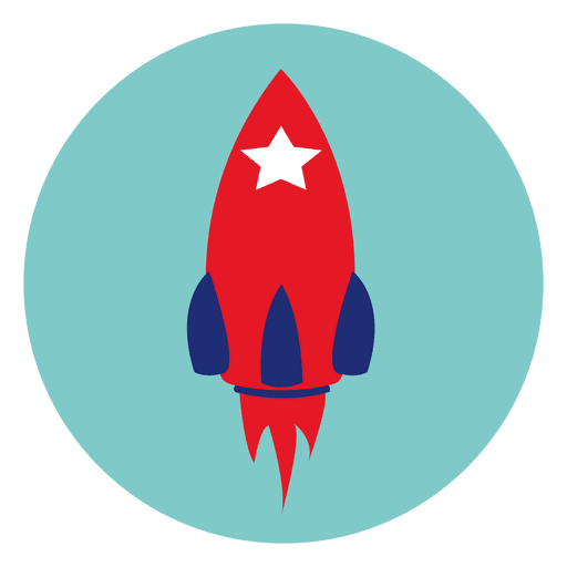 Rocket Round Icon