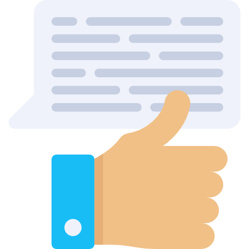 Social Media Like Flat Icon