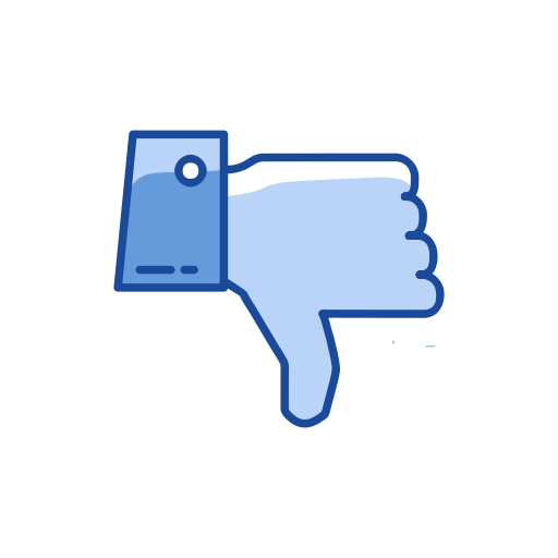 Disapproved, Reaction, Thumbs Down, Unlike Icon