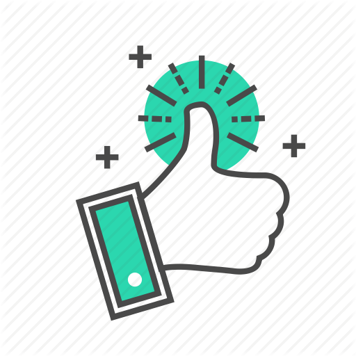 Excellent, Facebook, Fresh, Good, Like, Marking, Thumbs Up Icon