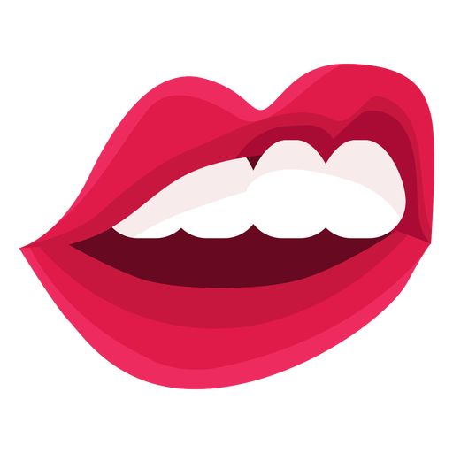 Female Mouth Expression Icon