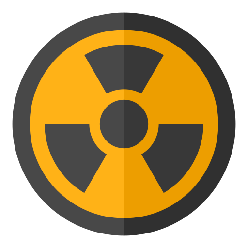 Radioactive, Frame, Flat Icon Free Of Snipicons Flat