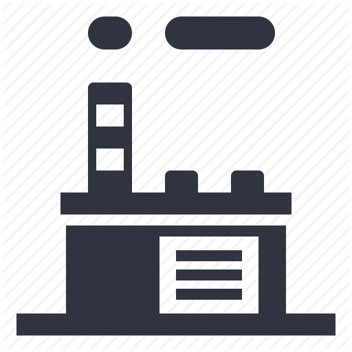 Building, Factory, Industry, Production Icon