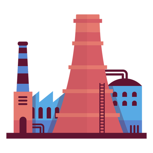 Industrial Factory Illustration