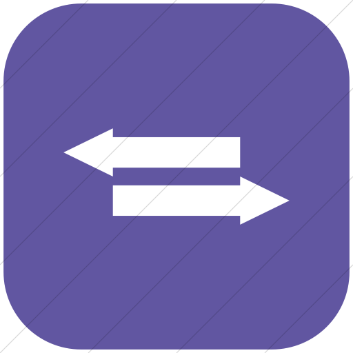 Flat Rounded Square White On Purple Iconathon Fair