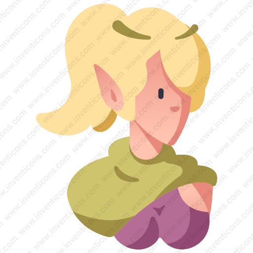 Download Elf,fantasy Character,fairy Icon Inventicons