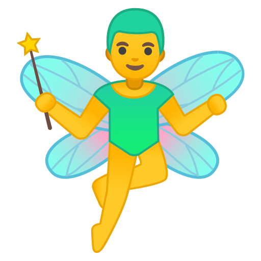 Man Fairy Icon Noto Emoji People Stories Iconset Google